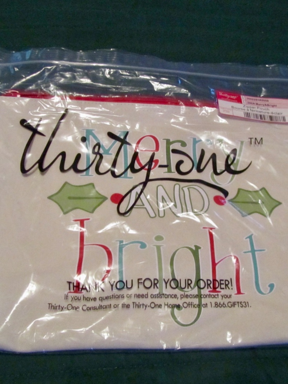 Thirty-One Zipper Pouch - Picture 3 of 3
